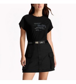 Fake Two Piece T Shirt Dress