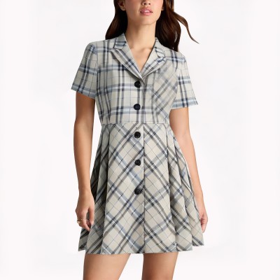 Plaid Suit Dress