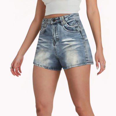 Light Blue Denim Shorts