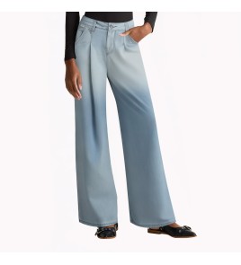 Gradient High Waist Wide Leg Jeans