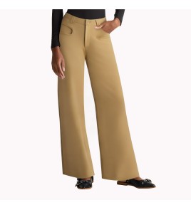 Khaki Wide Leg Jeans