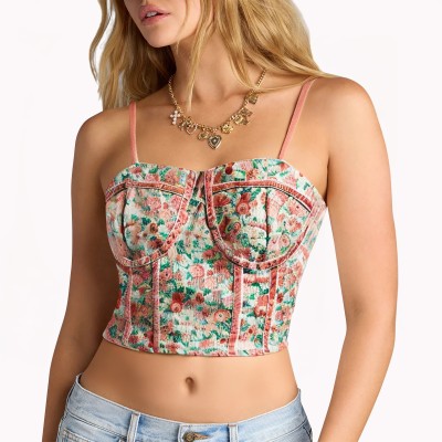 Pink Floral Camisole